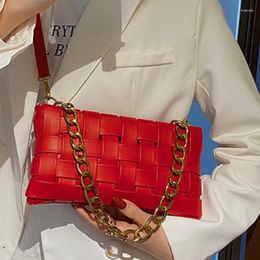 Shoulder Bags Woven Handbag 2024 Fashion Summer Small Handbags For Women Black Tote Bag Female Leather Luxury Designer Ladies