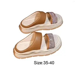 Slippers Andals Nonslip Casual Rubber Sole Floor Slides Shoes Platform Beach Sandals For Traveling Summer Outdoor Camping