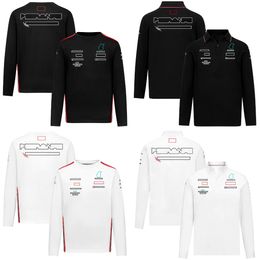 F1 2023 Season Team T-shirt Formula 1 Racing Long-sleeved Polo Shirt T-shirt Driver Fans Oversized T-shirts Men's Sports Jersey