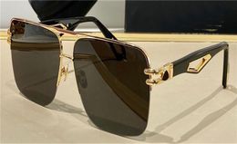 Top men glasses BENCH II fashion design sunglasses square K gold halfframe highend generous style high quality outdoor uv400 eye4950019