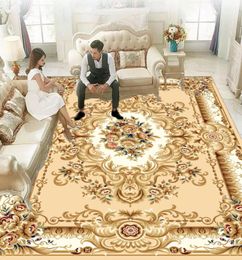 2020High Quality European Style Super Soft Printed Carpet Antiskid Nonfade Lower Rug for Living room Door mat8169892