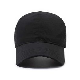 Ball Caps Men Quick Drying Baseball Cap Outdoor Sports Mesh Breathable Hats For Man Solid Color Running Adjustable Sun Hat