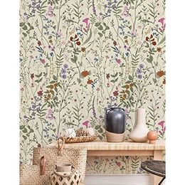 Floral Peel and Stick Wallpaper Farm Wildwood Self Adhesive for Home Bedroom Cabinets Wall Decor 240415