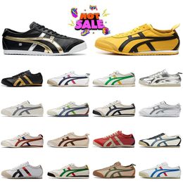 Top Quality Leather Tiger Mexico 66 Brand Designer Casual Shoes OG Original Onitsukass Tigers Womens Mens Trainers Canvas Platform Vintage Outdoor Sports Sneakers