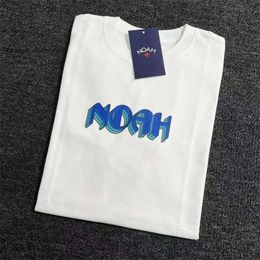 Designer Clothing Tees Tshirts Noah 23ss Creative Ghost Letter Printing Fashion Br Simple Cotton Round Neck Couple Short Sleeve T-shirt