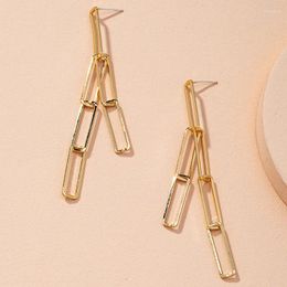 Dangle Earrings Trendy Jewelry Simple Long Tassels Chain Shape Stud For Women Girls Accessories Wholesale