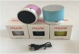 Portable LED Music Mini Stereo Bass Speaker for Tablet Mobile Phone Laptop MP4 without USB Cable5371392