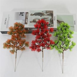 Decorative Flowers Artificial Plant Welcoming Pine Branches And Leaves Home Living Room Office Desk Creative Decoration Pographic Prop