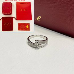 Classic Designer Cuff Ring Luxury Brand Gift Jewelry Ring Original Packaging High Quality Love Charm Ring Fashion Style Jewelry