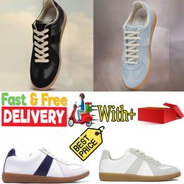 New style Loafer Leather woman vintage mens Designer trainer luxury margielas White Casual shoes tennis casual Outdoor masions shoes GAI