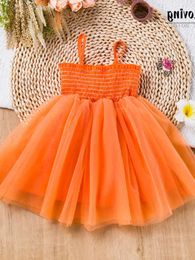 Dress, Children's Girls' Dress, Summer Baby Pleated Suspender Dress, Baby Vest Dress, Children's Dress, Children's Dress