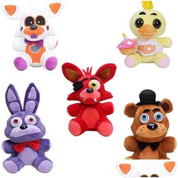 Stuffed Plush Animals Toy Designer Teddy Bear P Cartoon Game Baby Amina Butterfly Bunny Pie 18Cm Stuff Cute Dread Rabbit Kid Drop Deli Otfur