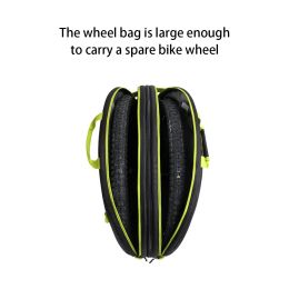 Bags Bike Wheel Bag Oxford Fabric Handle Design Wearresistance Protective Case Craftsmanship Wheels Pouch Cycling Supplies
