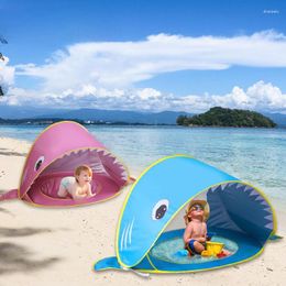 Tents And Shelters Children's Beach Tent Sun Protection Automatic Two Couple Family Games Play Sandpit House