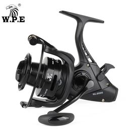 W.P.E NL Carp Fishing Reel 5000/6000/7000 Spinning Fishing Reel High Gear Ratio 5.1 1 51 Ball Bearings Full Metal Spool Pesca 240415