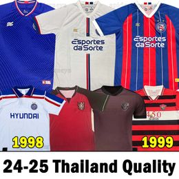 XXXL 2024 2025 Esporte Clube Vitoria Soccer Jerseys Esporte Clube Bahia Retro 1998 1999 JADSON SANTOS Commemorative edition Football Shirt Women Men Uniforms