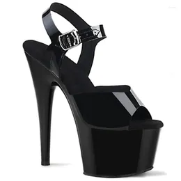 Dance Shoes Classic High-heeled Sexy Dancing 15 Cm Paint Nightclub Women Pole Performance Stage Catwalk Sandals