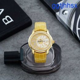 Popular AP Wrist Watch Millennium Series 77301BA ZZ D097CR.01 Gold Plated Rice Plate 18k Diamond Automatic Mechanical Womens Watch