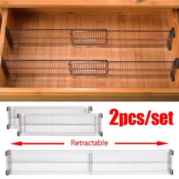 2PcsSet Adjustable Telescopic Board Clapboard Clothing Sorting Divider Durable Drawer Cabinet Storage DIY Partition 240416