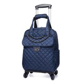 Bags women rolling luggage bag for women Women Wheeled backpack bag Cabin travel Trolley Bags on wheels Trolley Suitcase wheeled Bags