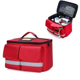 First Aid Supply Waterproof Family First Aid Kit Medical Shoulder Bag Empty 2022 New Car Outdoor Portable Medicine Kit Emergency Kits d240419