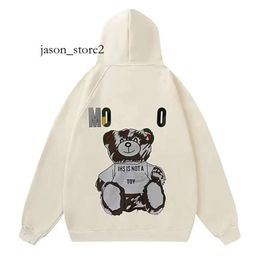 Moschion Hoodie Mens Mens Designer Hoodie Роскошная толстовка толстовок для мужчин.