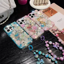 Fashion Phone Cases For iPhone 15 pro max 15 15Pro 14 PLUS 12 11 13 14Pro 14 Pro Max X XR XSMAX Cover Clear Glitter Rhine Stone Case Bling Shiney Cover