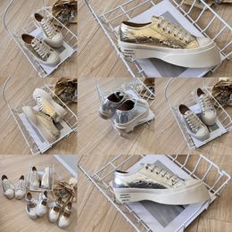 Casual Shoes Designer Shoes Womens Platform Vintage Trainers Sneakers Gold lace up size 36-40 Classic Comfortable GAI