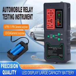 Car Relay Analyzer Battery Tester Auto Checker Alternator Diagnostic Tool For Motorcycle