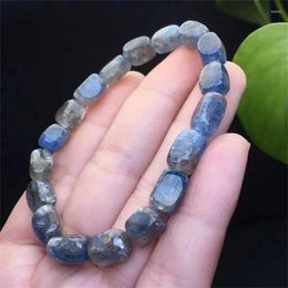 Link Bracelets 7MM Natural Freeform Kyanite Bracelet For Women Summer Charm Healing Fengshui Jewelry Accessories 1PCS