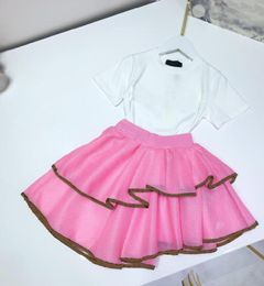 Baby Girl Clothing Sets Girls T Shirt Short Skirt Summer Brand Children 2 Piece Pant Set Outfits Kids Clothes7978616