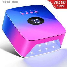 Nail Dryers Nail Dryer LED Nail Lamp UV Lamp For Manicure Powerful UV Gel Nail Lamp With Motion Sensing Manicure Pedicure Salon Tool Y240419