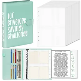 Gift Wrap 100 Envelope Challenge Binder Money Saving Book Envelopes Budget