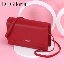 Bag 2024 Leather Women Bags Fashion Cell-Phone Shoulder Messenger Card Holder Female Clutch Large Capacity Money Keeper Wallets