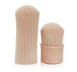 New Fabric Ribbed Knit Gel Toe Finger Cap Cover Sleeves Tube Protector 1 piece T209579618