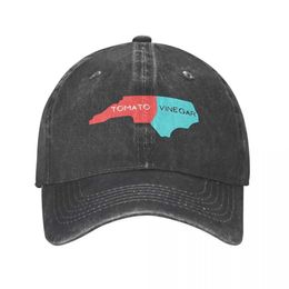 Ball Caps North Carolina BBQ barbeque map Cowboy Hat Luxury Cap western Hat custom Hat Boy Womens