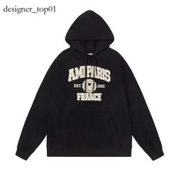 Fashion Brand Ammi Hoodie Luxury New Amis Couple Sweater Men's Classic Big Love Fashion Hoodies Hooded Couple Pullover Sweater Simple Casual Top Clothing 2926