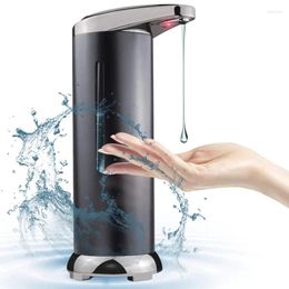 Storage Bottles Stainless Wall-mounted Restaurant Shampoo Shower Soap Dispenser E1YF