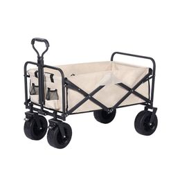 Camping Trolley Foldable Outdoor Hand Push Picnic Car Camp Crailer Stall Small Pull Cart Table Board Camping Car