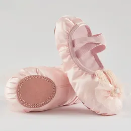 Dance Shoes Girls Ballet For Woman Ballerina Cute Flats Women Canvas Soft Sole Slippers Children Practise