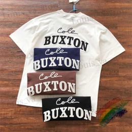 Men's T-Shirts Patch Embroidered Cole Buxton T Shirt Men Women Couple CB T-Shirts Oversized T Inside Tags T240419