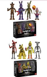 2017 new 2inch Five Night At Freddy039s 5 cm Foxy Freddy Vinyl Figures Can039t move Action Figures FiveNight Anime Figures k5174211