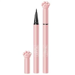 Eyeliner Liquid Eyeliner Waterproof Eyeliner Pencil With Cute Cat Paw All Day Waterproof Liquid Eyeliner Quick Drying Mechanical Eyeliner