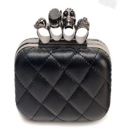 Handbag Fingers 015 Skull Bag Ladies039 Rings Clutch Knuckle Small Colors Four 3 Eveni Vjngn7586192