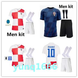 2014 Croacia MODRIC soccer jerseys Men kit MANDZUKIC PERISIC KALINIC 24 25 Croatia football shirt KOVACIC Rakitic Kramaric uniforms