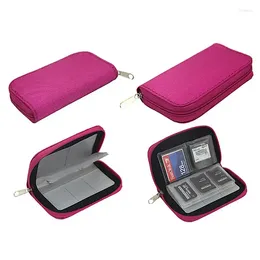 Storage Bags Memory Card Bag Carrying Case Holder Wallet 22 Slot For CF/SD/Micro SD/SDHC/MS/DS Box Bank