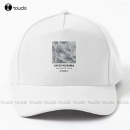 Ball Caps Yayoi Kusama - White Infinity Baseball Cap Men'S Sun Hats Personalised Custom Unisex Adult Teen Youth Summer Funny