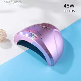 Nail Dryers 60W UV LED Nail Lamp with 30 Pcs Leds For Curing Gel Nail Dryer Drying Nail Polish Lamp 5/30/60s Auto Sensor Manicure Tools Y240419