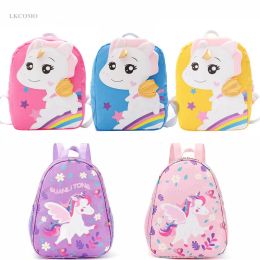 Bags 3d Unicorn Primary School Bags for Girls Cute Waterproof Kids Bag School Student Cartoon Unicorn Girl Children Backpack