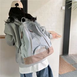 Backpacks Y2K Korean Fashion Casual Book Bag Backpack Student Bags Schoolbag Kids Travel Girls Ladies Nylon Leisure Backpacks for Women